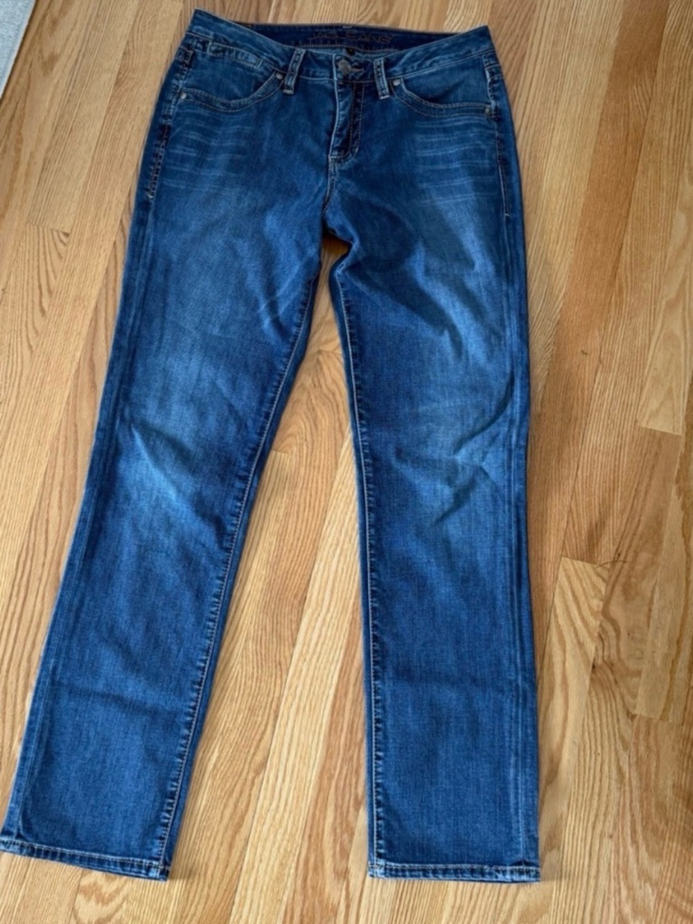 Jag Jeans Straight Leg Jeans in Dark Indigo Blue